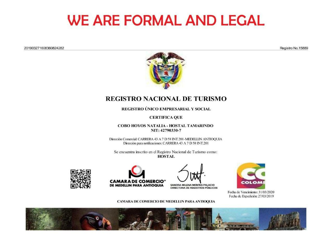 Hostal Tamarindo Inn Medellín Exteriör bild
